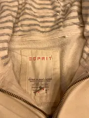 Vorschaubild 5 von Damen Kapuzenpullover Hoodie Sweatjacke Beige Gr. S