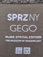 Vorschaubild 5 von SPRZ NY Gego MoMA Damen T-Shirt Gr. S Oliv Geometrisch