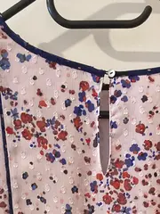 Vorschaubild 3 von Damen Bluse Viskose Gr. 36/S Floral Rüschen Langarm Frühjahr