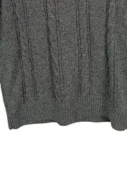 Vorschaubild 4 von Herren Pullover Gr. 46;S Grau Zopfstrick Strickpullover Logo Casual