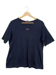 Vorschaubild 1 von Damen T-Shirt Gr. 44 Dunkelblau Strass Libelle Baumwolle