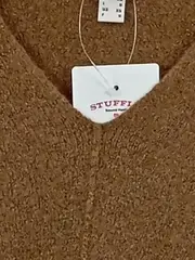 Vorschaubild 6 von Damen Pullover V-Ausschnitt Strick Wolle Mix Braun Gr. 34;XS Casual