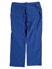 Vorschaubild 4 von Damen Stoffhose Gr. 44 Blau 7/8 Länge Casual Viskose Uni