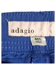 Vorschaubild 3 von Damen Stoffhose Gr. 44 Blau 7/8 Länge Casual Viskose Uni