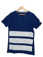 Vorschaubild 1 von Herren T-Shirt Gr. L Blau Weiß Gestreift Maritim Baumwolle