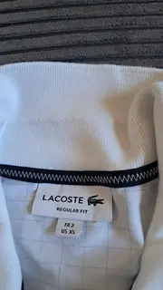 Vorschaubild 4 von Damen Poloshirt Gr. S/36 Weiß Kariert L12.12 Regular Fit