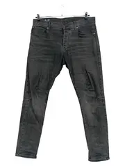 Vorschaubild 1 von 3301 Slim Herren Jeans Grau W33/L32 Stretch Denim