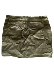 Vorschaubild 3 von Damen Minirock Oliv Gr. S/36 Reißverschluss Urban Style