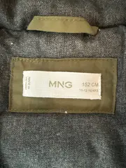 Vorschaubild 6 von MNG Kinder Parka Jacke Gr. 152 Oliv Kapuze gefüttert