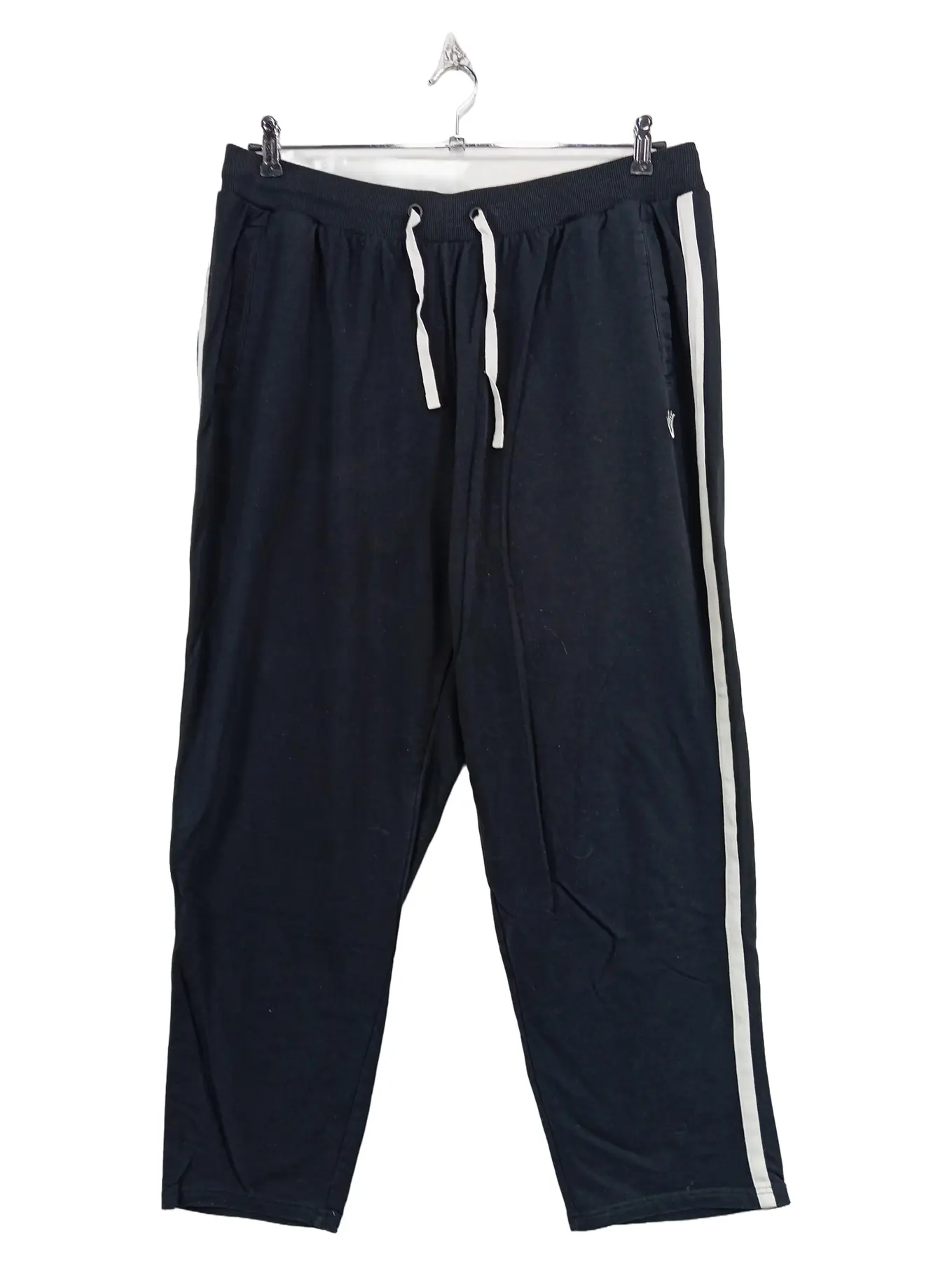 ULLA POPKEN Jogginghose Damen Baumwolle Sportlich Schwarz Gr. 50/5XL