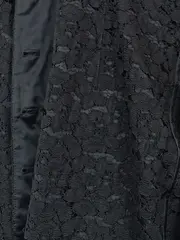 Vorschaubild 3 von Damen Kostüm mit Rock Gr. 40 Schwarz Spitze Elegant Business