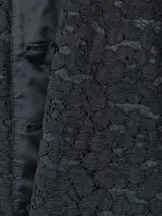 Vorschaubild 5 von Damen Kostüm mit Rock Gr. 40 Schwarz Spitze Elegant Business