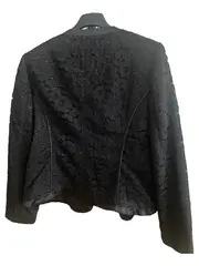 Vorschaubild 2 von Damen Kostüm mit Rock Gr. 40 Schwarz Spitze Elegant Business