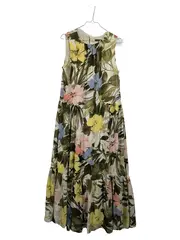 Vorschaubild 1 von Damen Maxikleid Gr. 36 Blumenmuster Sommerkleid mehrfarbig