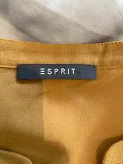 Vorschaubild 6 von Bluse Langarm Damen Elegant Viskose Raffungen Orange Gr. 42 XL