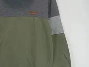 Vorschaubild 3 von Pullover Sweatshirt Jungen Gr. 134/140 Baumwollmix Kragen Grau Grün