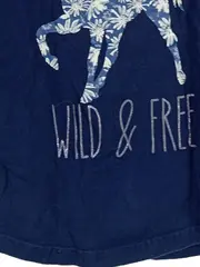Vorschaubild 4 von Langarmshirt Mädchen Pferd Wild & Free Gr. 134-140 Blau