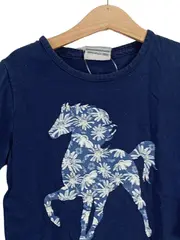 Vorschaubild 2 von Langarmshirt Mädchen Pferd Wild & Free Gr. 134-140 Blau