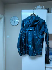 Vorschaubild 2 von Trainingsjacke Herren Camouflage Laufjacke Polyester Blau Gr. M