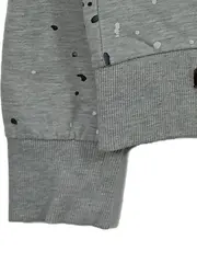 Vorschaubild 4 von Sweatshirt Herren Gr. L Grau Farbspritzer Pullover Baumwolle