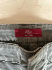 Vorschaubild 6 von Cargohose Damen Gr. 36 Oliv Shape Skinny Jogger Cargo