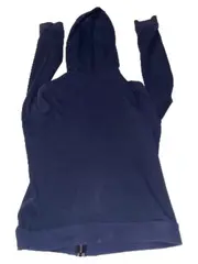 Vorschaubild 2 von Kapuzenpullover Damen Gr. 36/S Blau Baumwolle Hoodie Zip