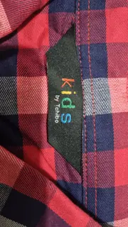 Vorschaubild 5 von Kids Karohemd Jungen Gr. 146-152 Langarm Baumwolle Rot Blau