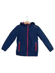 Vorschaubild 1 von Kinder Windjacke Gr. 110 Blau Kapuze Outdoor Herbst Winter Polyester