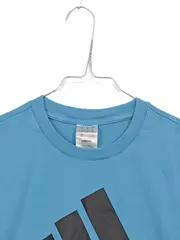 Vorschaubild 4 von T-Shirt Herren Gr. S Blau Logo-Print Sportshirt Baumwolle