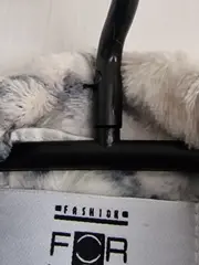 Vorschaubild 4 von Damen Blazer Mantel Gr. 38 Animal Print Weiß Grau