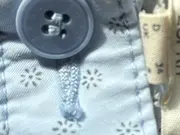 Vorschaubild 3 von Chino Shorts Damen Baumwolle Blumenmuster Blau Gr. W26/34/XS