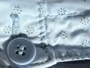 Vorschaubild 4 von Chino Shorts Damen Baumwolle Blumenmuster Blau Gr. W26/34/XS