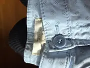 Vorschaubild 2 von Chino Shorts Damen Baumwolle Blumenmuster Blau Gr. W26/34/XS