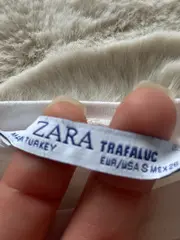 Vorschaubild 4 von Trafaluc Damen T-Shirt Gr. S weiß Schlangenmuster Tasche