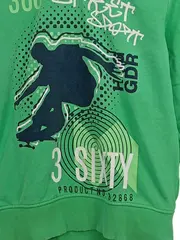 Vorschaubild 2 von Hoodie Jungen Gr. 146/152 Grün Skateboard Print Streetwear