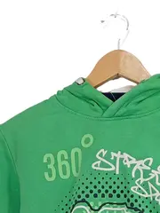 Vorschaubild 3 von Hoodie Jungen Gr. 146/152 Grün Skateboard Print Streetwear