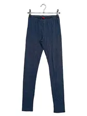 Vorschaubild 1 von Leggings Kinder Mädchen Gr. 164 Blau Baumwolle Basic