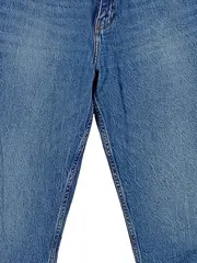 Vorschaubild 5 von Mom Jeans Damen Gr. 40/L Blau High Waist Baumwolle Casual