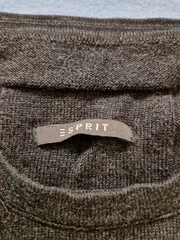Vorschaubild 3 von Herren Pullover Gr. S Grau Meliert Baumwolle Rundhals Basic