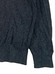 Vorschaubild 2 von Herren Pullover Gr. S Grau Meliert Baumwolle Rundhals Basic