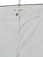 Vorschaubild 2 von Cordhose Damen Baumwolle Casual Weiß Gr. W29/38/M