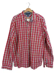 Vorschaubild 1 von Herren Freizeithemd Kariert Rot Weiß Gr. XXL Vintage Fit
