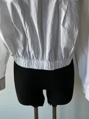 Vorschaubild 4 von Damen Hemdbluse Hemd Jacke Weiß Gr. 40/L Casual