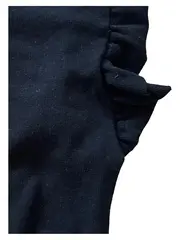 Vorschaubild 3 von Mädchen Top Shirt Rüschen Schwarz Gr. 128 Baumwolle
