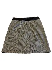 Vorschaubild 4 von Damen Minirock Gestreift Blau Gr. 34 XS Reißverschluss