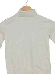 Vorschaubild 2 von Kinder Rollkragenpullover Gr. 116 Beige Basic Baumwolle