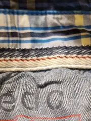 Vorschaubild 4 von Herren Freizeithemd Kurzarm Kariert Blau Gelb Gr. S