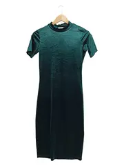 Vorschaubild 1 von Bleistiftkleid Cocktailkleid Elegant Kurzarm Gr. 36 S Grün Party