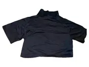 Vorschaubild 5 von Damen Crop Poloshirt Schwarz Gr. M/38 Kurzarm mit Taschen