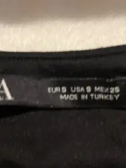 Vorschaubild 5 von Damen Body Schwarz Gr. S Ärmellos Basic Stretch Polyamid Alltag